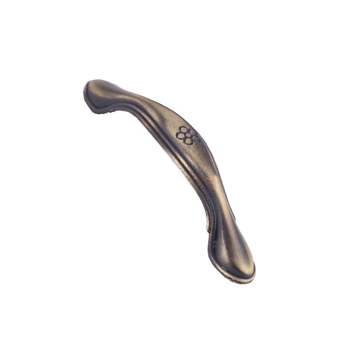 Emaks Papatya 64 mm Antik Sarı Mobilya Kulp