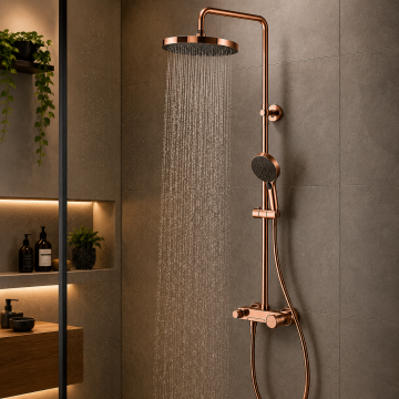 Savre Sekko Rose Gold Duş Seti