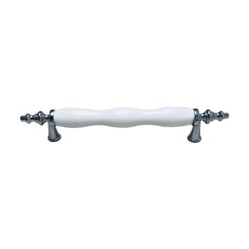 Lider Düz Polimer Kulp Krom 96 mm