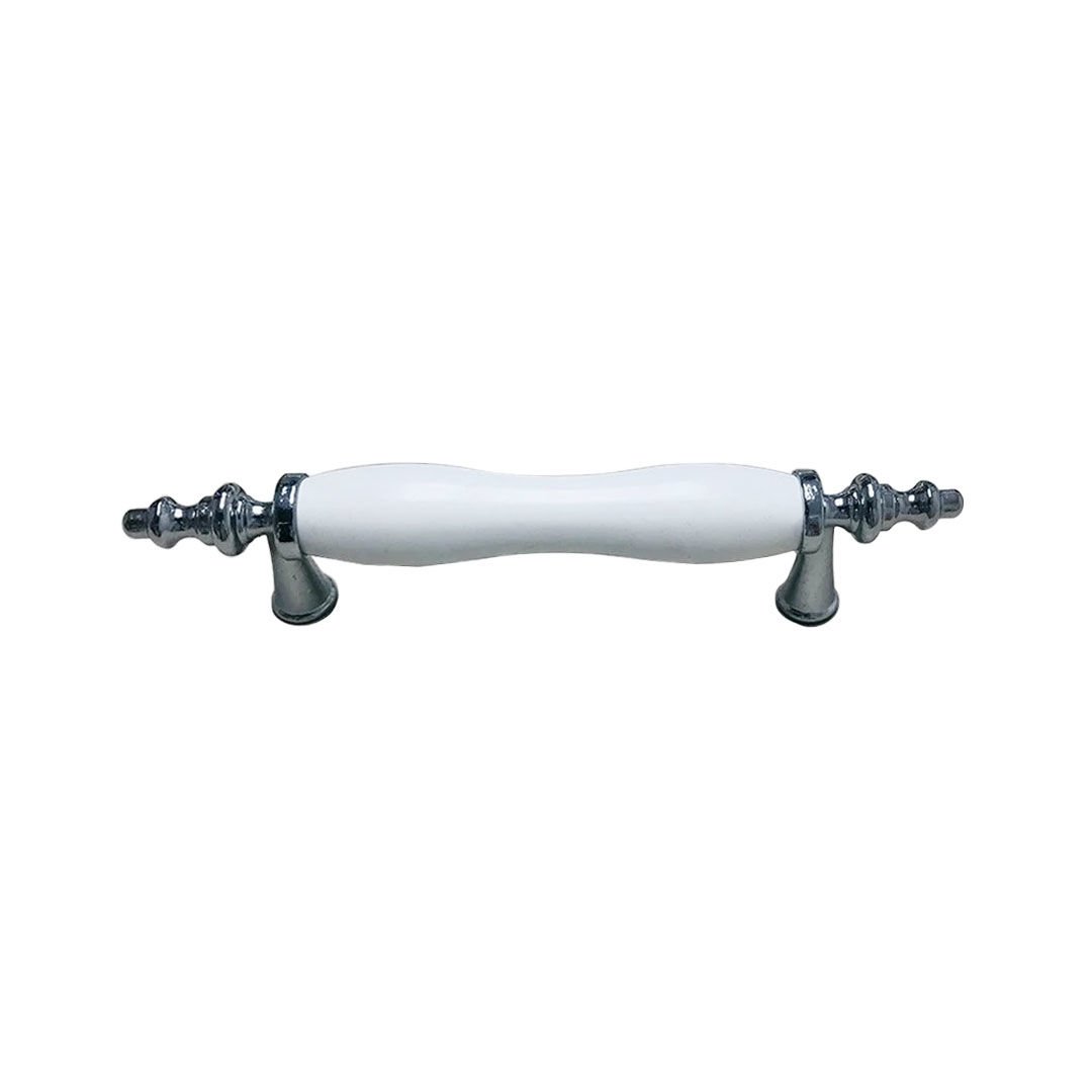 Lider Düz Polimer Kulp Krom 96 mm