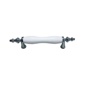Lider Düz Polimer Kulp Krom 96 mm