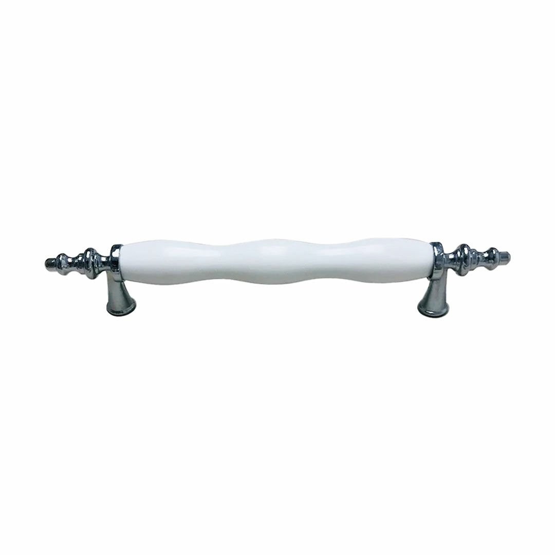 Lider Düz Polimer Kulp Krom 128 mm
