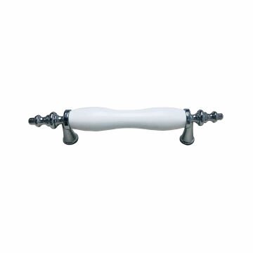 Lider Düz Polimer Kulp Krom 128 mm