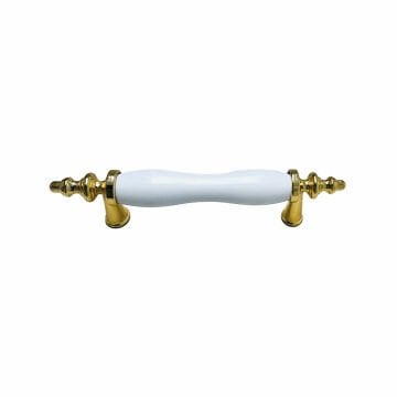 Lider Düz Polimer Kulp Altın 96 mm