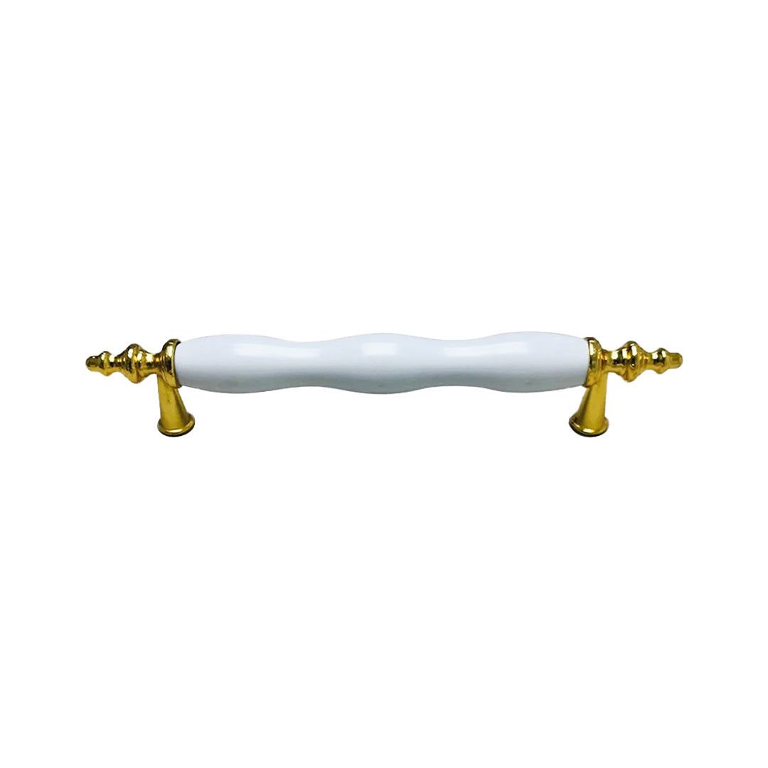 Lider Düz Polimer Kulp Altın 128 mm