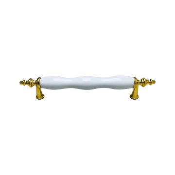 Lider Düz Polimer Kulp Altın 128 mm
