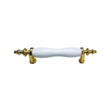 Lider Düz Polimer Kulp Altın 128 mm