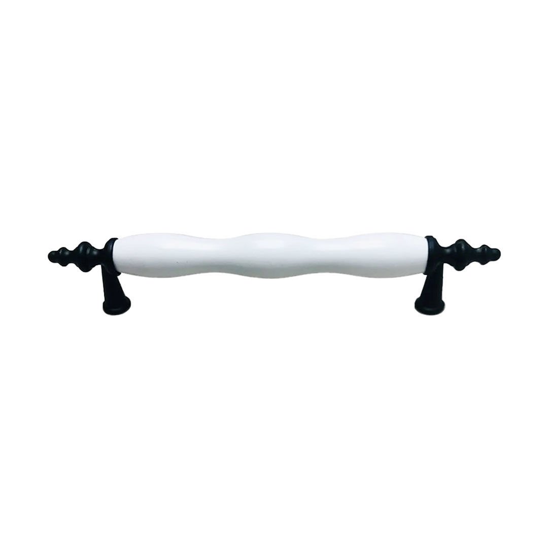 Lider Düz Polimer Kulp Siyah 128 mm