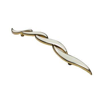 Çiğdem Beyaz Altın Zamak Mobilya Kulp 128 mm