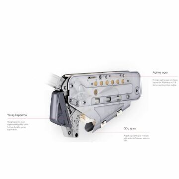 Samet Multi Mech Katlanır Kapak Makası Gri B1 237