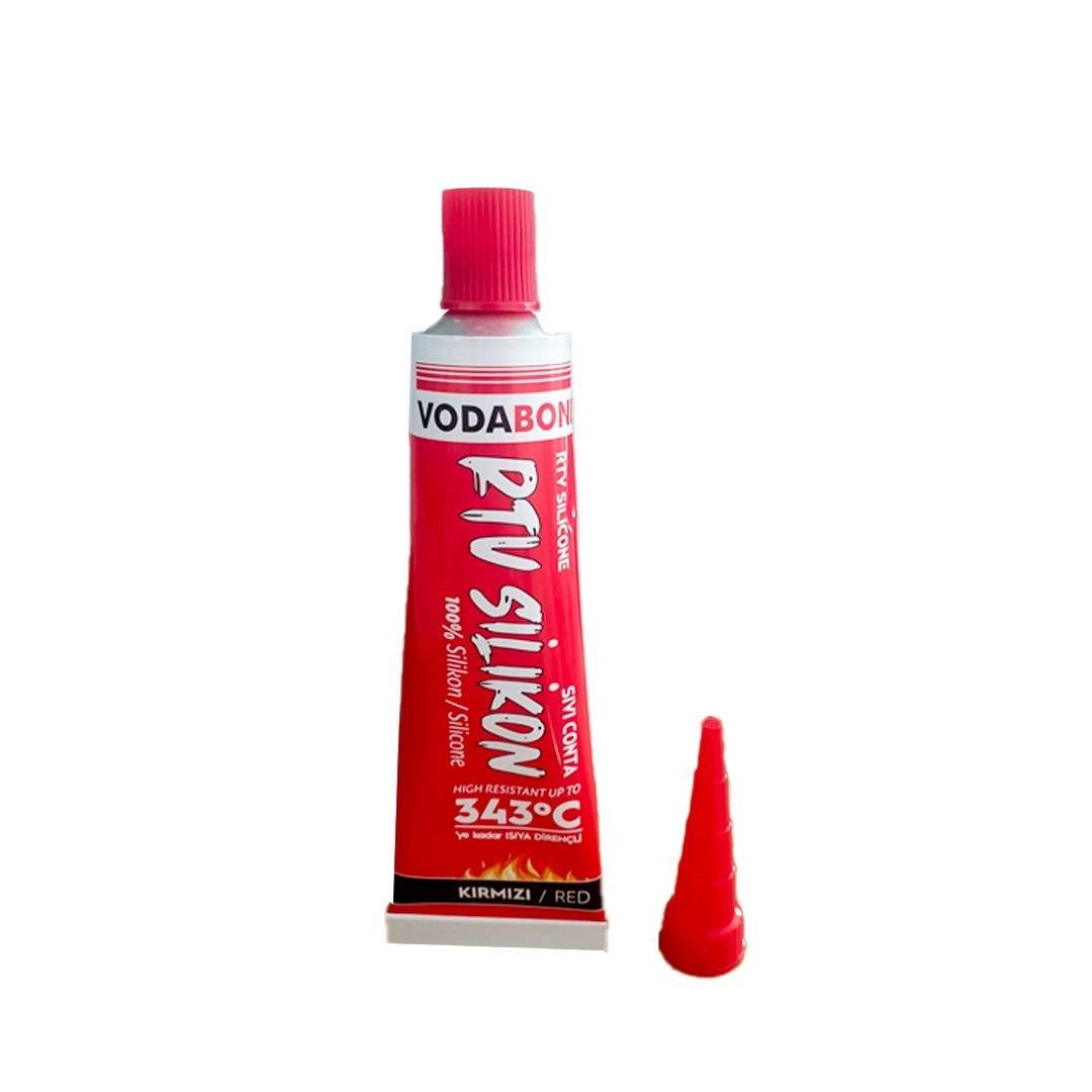 Vodaseal Rtv Isı Silikonu Kırmızı 50 Gr