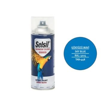 Selsil Rainbow 400 ml Sprey Boya Gökyüzü Mavisi