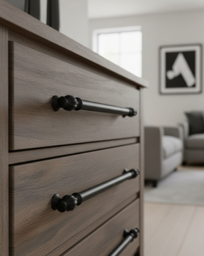 Tibet Siyah Mobilya Kulp