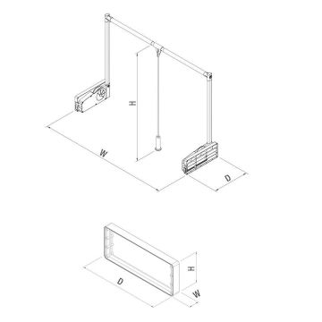 Starax Gardrop Asansörü 6013-A / Antrasit