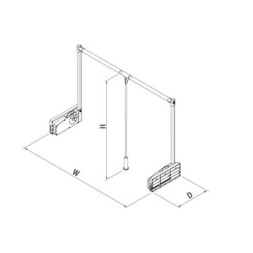 Starax Gardrop Asansörü 6013-A / Antrasit