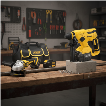 Rtrmax Set 24 ( RTX2095B Kırıcı - RTX2055B Avuç Taşlama - RTX1804 Akü - RTX1808 Şarj Aleti - RTX1003 - Çanta )