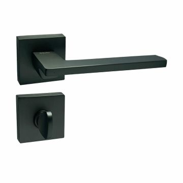 Doğanlar Pera Rozetli Kapı Kolu Antrasit - Oda Kapısı