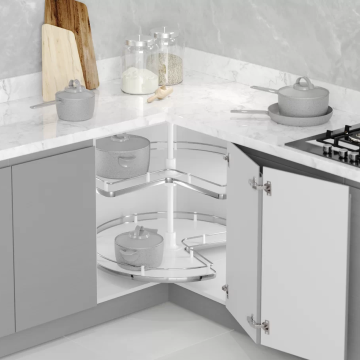 Starax 3/4 Döner Sepet Takımı 3024 Ahşap Tabanlı / 74 cm