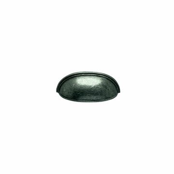 Dekor Çanak Tas Kulp Antik Gümüş - 64 mm
