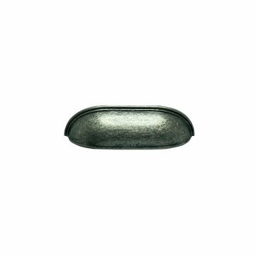 Dekor Çanak Tas Kulp Antik Gümüş - 64 mm