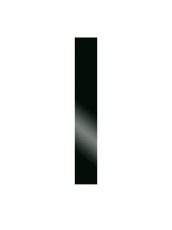 Roma 1210 MA Siyah Parlak Pvc Kenarbant 1*40 mm - 120 M