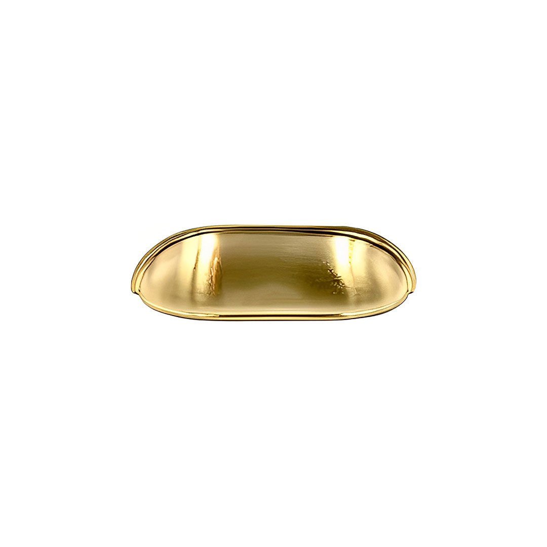 Dekor Çanak Tas Kulp Altın Sarı - 96 mm