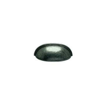 Dekor Çanak Tas Kulp Antik Gümüş - 96 mm