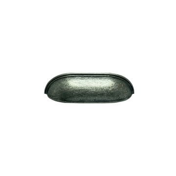 Dekor Çanak Tas Kulp Antik Gümüş - 96 mm
