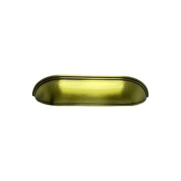 Dekor Çanak Tas Kulp Antik Sarı - 128 mm