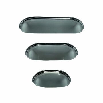 Dekor Çanak Tas Kulp Krom - 128 mm