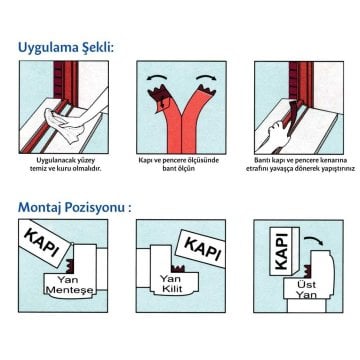 Vodaseal İzolasyon Köpük Bandı Beyaz 15 mm x 6 m