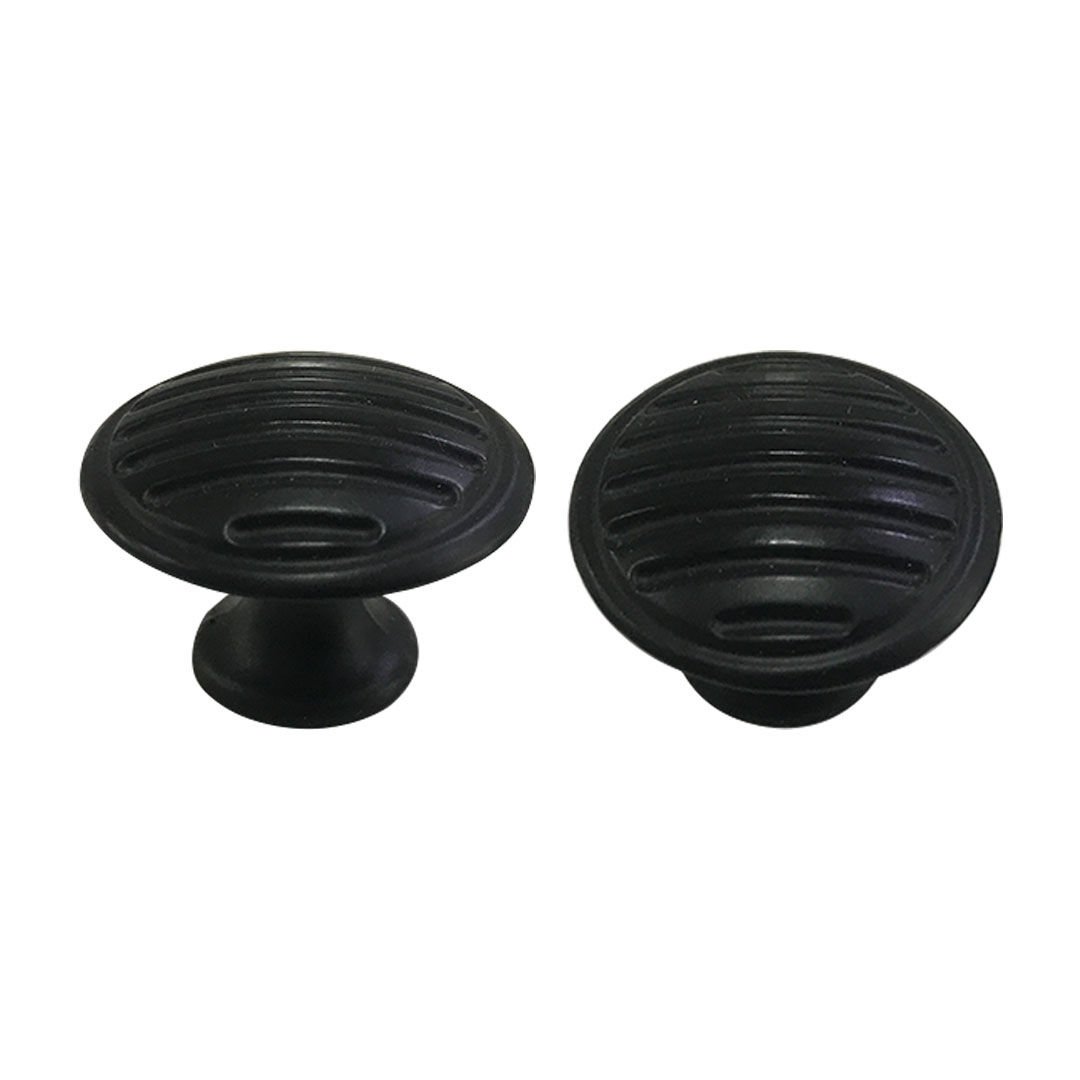 Venüs Düğme Mobilya Kulp Siyah