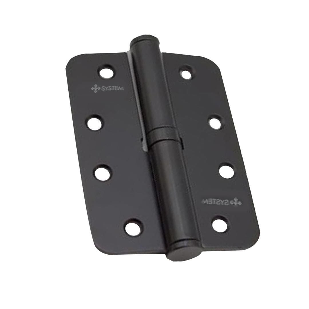 System 10 Cm Okka 3 mm Menteşe Mat Siyah - Sol