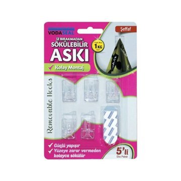 Vodaseal İz Bırakmayan Askı Krom - 2 Adet