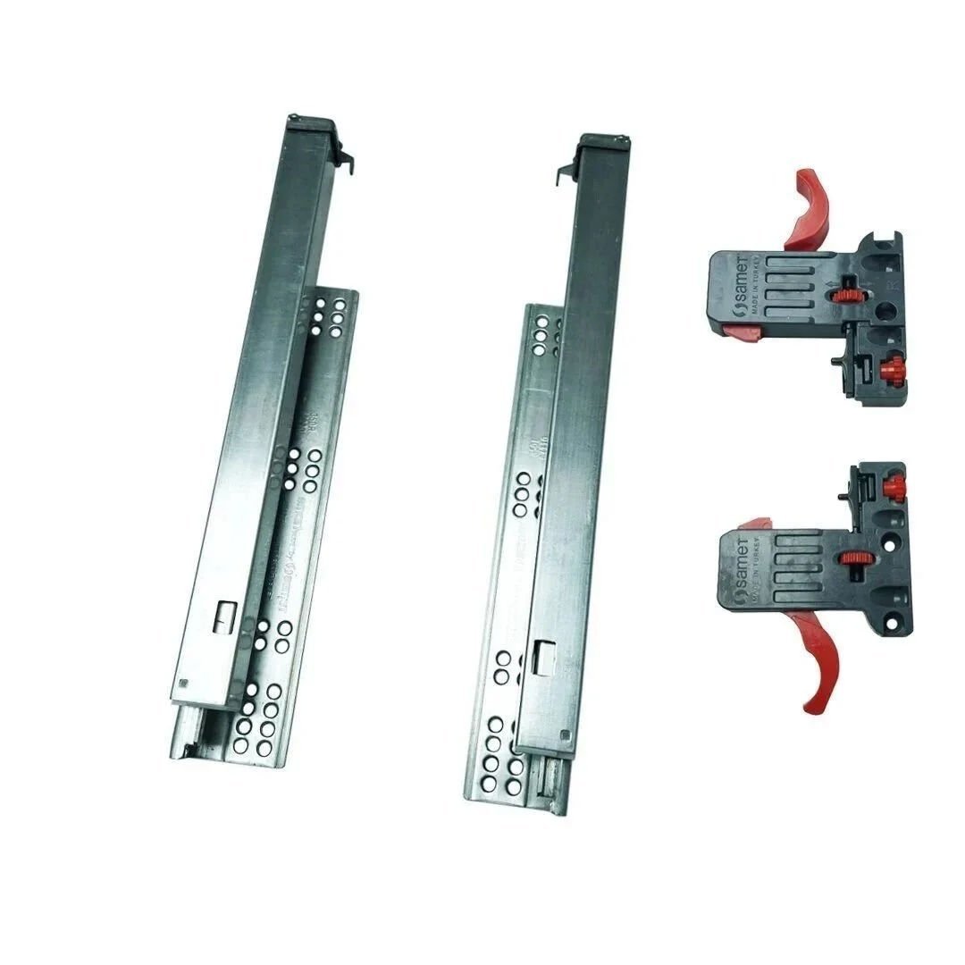 Samet Smart Slide Frenli Çekmece Rayı Tam Açılım - 30 cm