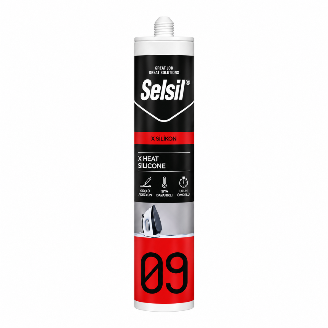 Selsil-x Kırmızı Isı Silikonu 280 gr
