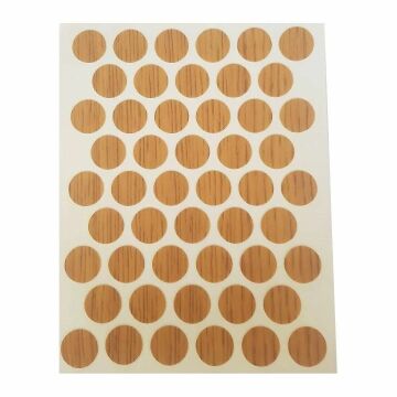 Fixcaps Yapışkanlı Vida Tapası Mat Beyaz ( Soft )