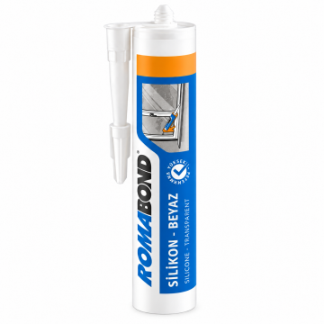Romabond Beyaz Silikon 280Gr