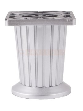 Eroğlu Çizgili Konik Mat Krom Plastik Ayak 6 cm