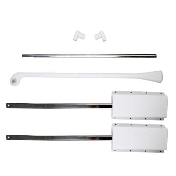 Elbise Askı Asansörü 80-115 Cm 16 Kg Beyaz