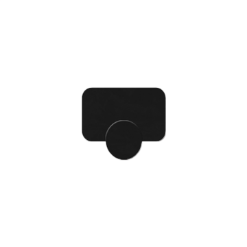 Fixcaps Yapışkanlı Vida Tapası Mat Siyah