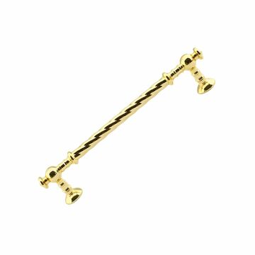 Metax Burgulu Mobilya Kulp Altın 96 mm
