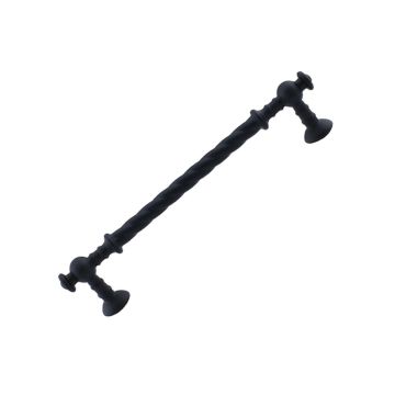 Metax Burgulu Mobilya Kulp Siyah 128 mm