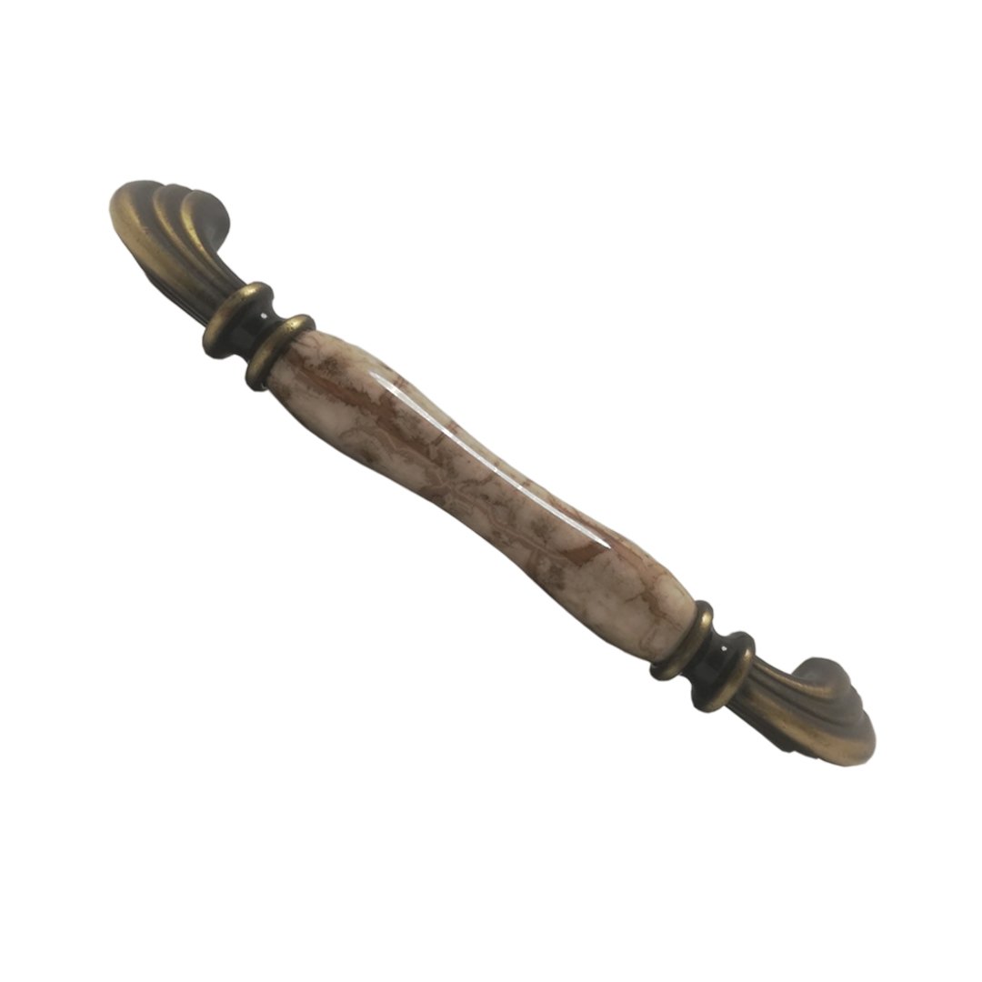 Tomurcuk 1905-41-160 L.Kahve Porselen Mobilya Kulp 160 mm