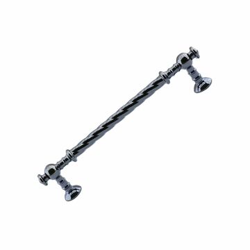 Metax Burgulu Mobilya Kulp Füme 128 mm