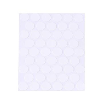 Fixcaps Yapışkanlı Vida Tapası Mat Çizgili Beyaz