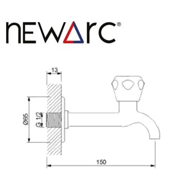 Newarc Spring Uzun Krom Musluk