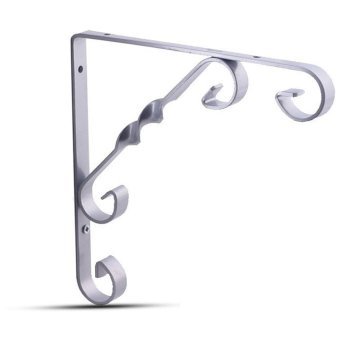 Decormate Burgulu Raf Ayağı Siyah - 25 cm