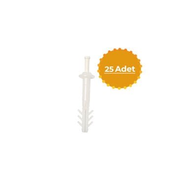 Onestar Plastik Korniş Dübeli 25 Adet