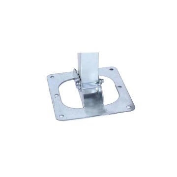Metal Tabanlı Sofra Ayağı 25 cm - Krom